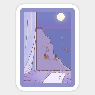 A room with a view Sticker